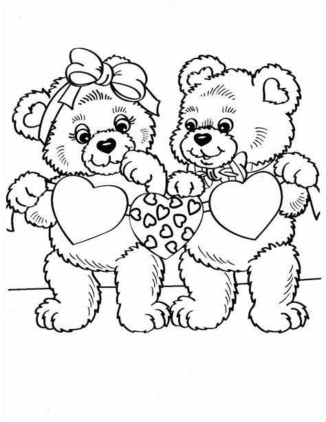cute valentine coloring pages  getcoloringscom  printable