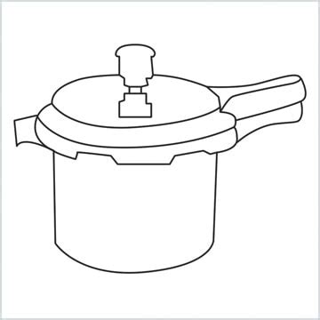 draw  cooker step  step  easy phase