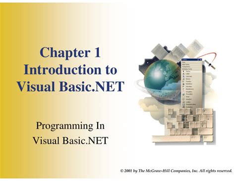 chapter  introduction  visual basicnet