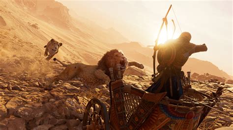 Lions Assassins Creed Origins 4k Hd Games 4k Wallpapers
