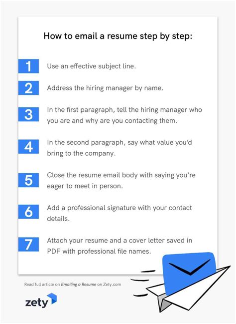 email  resume   employer  examples