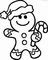 Gingerbread Printable Navidenos Navideños Tarjetas 1001 Jengibre Faciles Lebkuchenmann Grinch Kawaii Candle Navideño Muñecos Muñeco Pequeños Colorare Calcar Kerstmis Animado sketch template