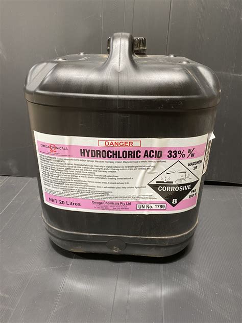 hydrochloric acid  cfulton pty