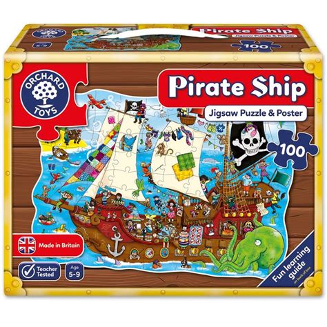 pirate ship jigsaw puzzle   orchard toys jigsaw puzzles shaped jigsaw puzzles