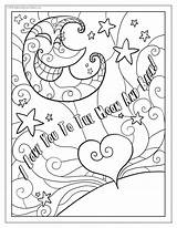 Coloring Pages Moon Color Back Happy Adult Printable Quotes Quote Book Colouring Getcolorings Affirmations Choose Board Christian Kolor sketch template