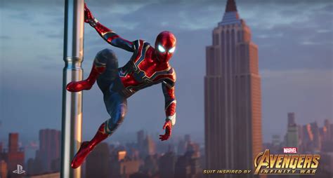 New Spider Man Ps4 Suit Revealed By Insomniac Games