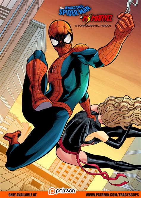spider man and ms marvel panel excerpt by tracyscops hentai foundry