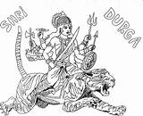 Durga Goddesses Mythology Gods Diwali Puja Maa 크리스마스 포터 해리 Aagman sketch template