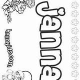 Janna Coloring Pages Hellokids Janelle sketch template