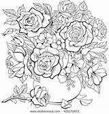 Coloring Pages Flowers Adult Abstract Printable Color Getcolorings Print sketch template