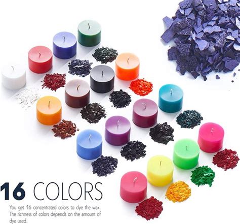 kaarsen kleurstof pigment color dye zelf geurkaarsen maken  kleuren oud bolcom