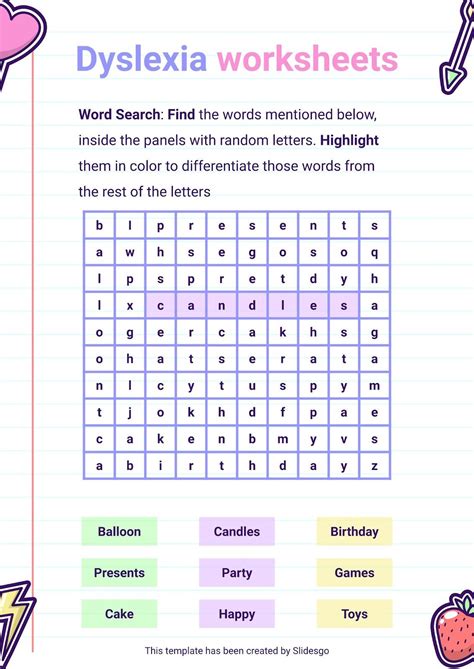 printable dyslexia worksheets  elementary google