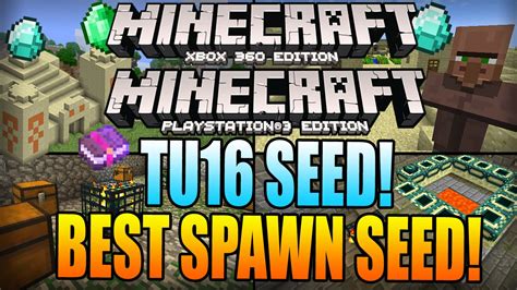 Minecraft Xbox 360 Tu16 Seeds Best Spawn Seed Double