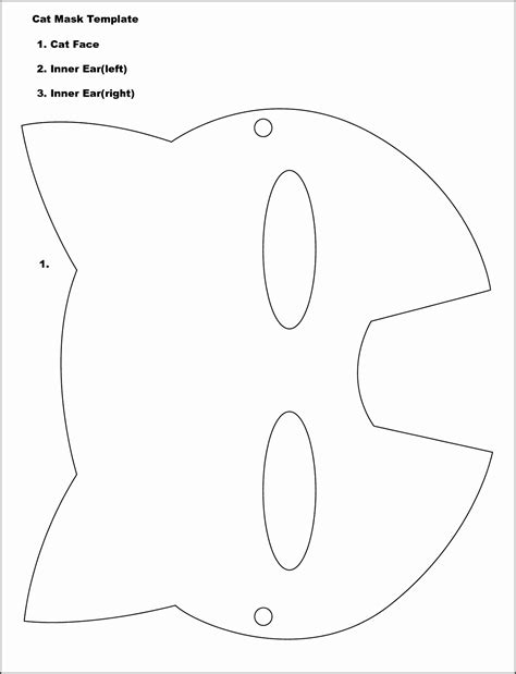 face mask template    template