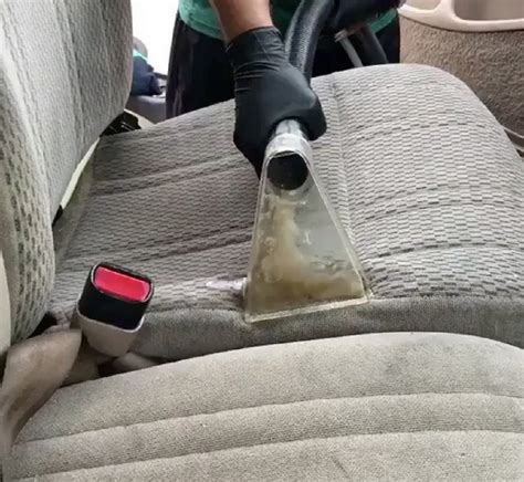 this video of a gross car seat being cleaned will make you feel better about what a slob you are