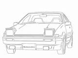 Ae86 sketch template