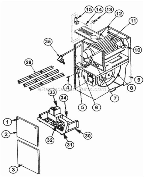 ruud electric furnace parts diagram