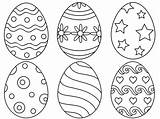 Eggs Easter sketch template