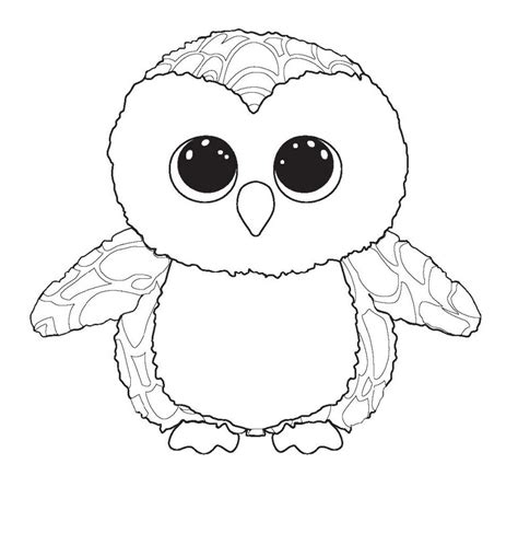 beanie boo coloring pages  kids educative printable