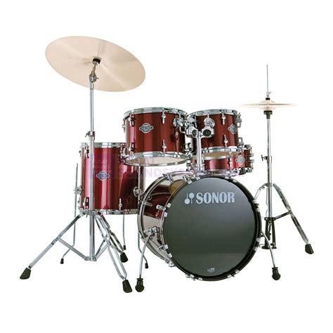 jual sonor drum smart force stage   piece acoustic drum set