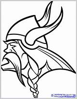Broncos Drawing Logo Vikings Minnesota Draw Printable Step Denver Paintingvalley Coloring Viking Bro Line Drawings Dragoart sketch template