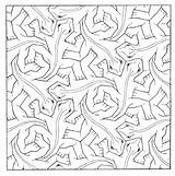 Tessellation Coloring Pages Color Printable Getcolorings Print Getdrawings sketch template