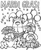 Mardi Gras Sheets sketch template