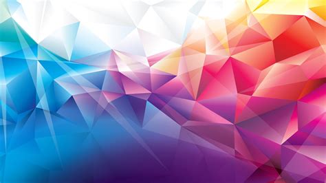 colorful polygons hd abstract  wallpapers images backgrounds