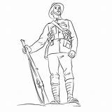 Coloring Soldier Pages Books Last sketch template