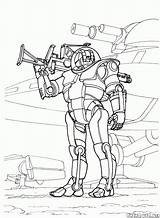 Coloring Futuristic Space Pages Wars Spaceguard Costume Ship Battle sketch template
