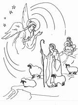 Shepherds Angels Coloring Christmas Shepherd Pages Orthodox Clipart Lord Boy Angel Joseph David Color Christian Horton Hears Who Printable Getcolorings sketch template