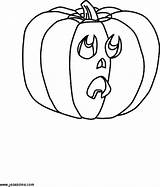 Pumpkin Coloring Pages Printable Halloween Jack Lantern Pumpkins Kids Face Cartoon Color Drawing Lanterns Print Bewitched Outline Templates Drawings Getdrawings sketch template