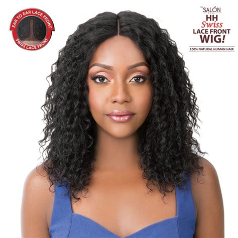 It S A Wig Salon Remi 100 Human Hair Swiss Lace Wig Wet N Wavy