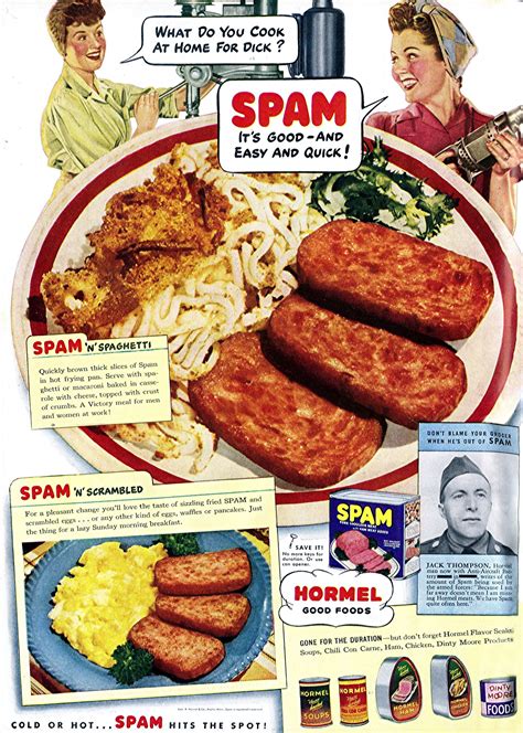 Spam Helped Win Ww2 Sixteen Ads For The Glorious Canned