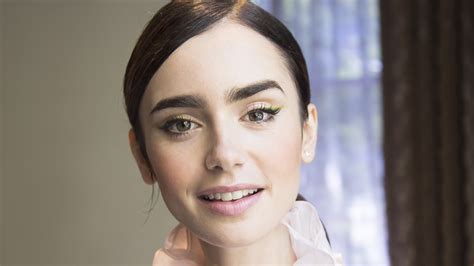 lily collins closeup 2018 hd celebrities 4k wallpapers
