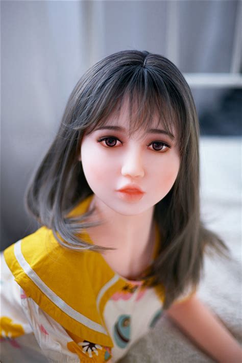 fat round face long black hair 145cm love sex dolls moore