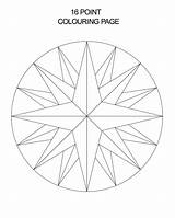 Compass Mariners Barn Lessa Piecing Patterns Siegele Pieced sketch template