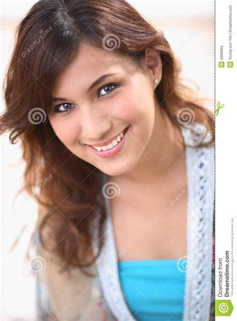 smiling sweet woman stock images image