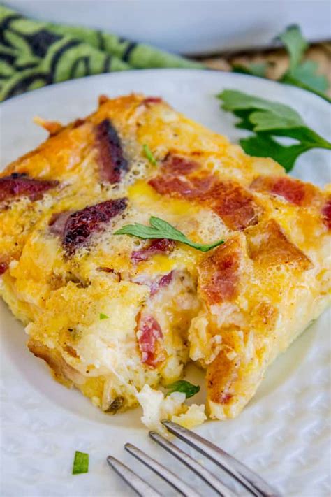 cheesy bacon  egg casserole breakfast keto recipes