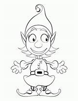 Duendes Duende Noel Pintarcolorear sketch template