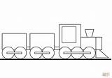 Coloring Train Cartoon Pages Drawing Printable sketch template