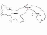 Panama Bandera Panamá Cartine Landkarten Landkarte Geografie Nazioni Colorea Láminas Malvorlage Sketchite sketch template