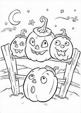 Halloween Coloring Fun Hative Source Holiday sketch template