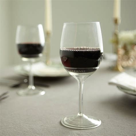 tossware 14oz stemmed vino recyclable wine plastic cup set of 12