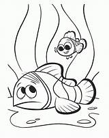 Coloring Nemo Finding Pages Printable Disney Print Popular sketch template