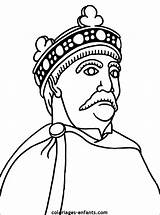Charlemagne Roi Rois Coloriages Rubrique Liens Commerciaux sketch template