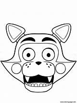 Coloring Pages Fnaf Freddy Foxy Nights Five Freddys Print Info Printable Sheets sketch template