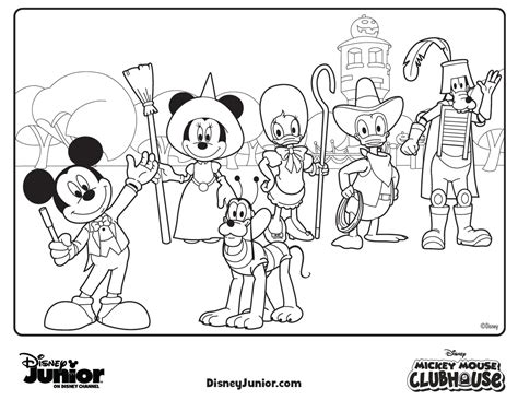 mickey mouse clubhouse coloring pages  coloring pages  kids