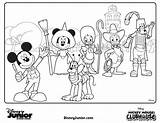 Mickey Mouse Clubhouse Coloring Pages sketch template