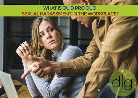 What Is Quid Pro Quo Sexual Harassment In The Workplace